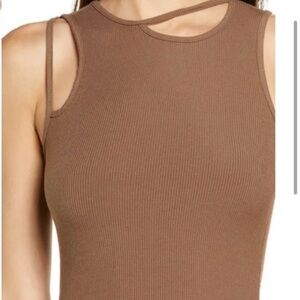 New Skims soft lounge maxi dress with cut out neck detail. Size L.